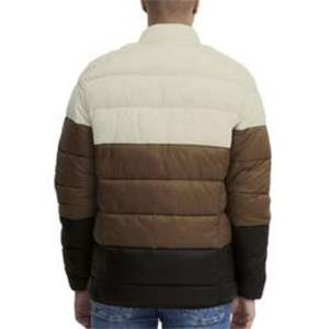 Chaqueta de Invierno Impermeable de Dos Tonos de Alta Gama Personalizada para Hombre 2024, Chaqueta Deportiva con Capucha y Cierre de Cremallera, Cortavientos y Cálida - Product Image 3