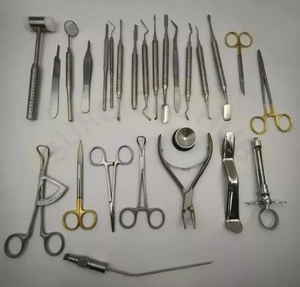 ชุดผ่าตัดรากฟันเทียมสเตนเลสจำนวน26ชิ้นเครื่องมือผ่าตัดทางทันตกรรมแบบธรรมดาได้รับการรับรองจาก CE - Product Image 4