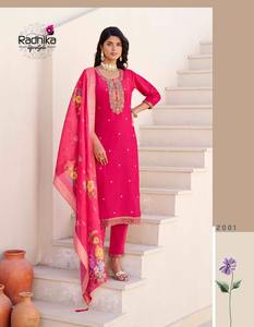 Maruti Fashion lanza el nuevo pantalón superior Schimmer Dupatta con bordado de trabajo ropa india y pakistaní - Product Image 4