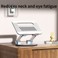 Nouvelle arrivée 360 support d'ordinateur portable pliable rotatif pour tablettes de 10 à 17 pouces ordinateurs portables support de tablette réglable à sortie d'usine directe