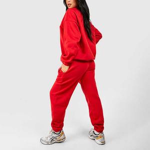 Conjunto Deportivo de Moda para Mujer, Otoño-Invierno, Estampado, Transpirable, Cortavientos, con Capucha, Manga Larga, Algodón, Servicio OEM, Calidad, Nuevo, en Oferta - Product Image 5