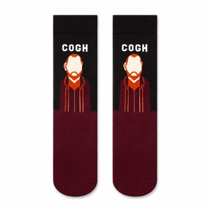 Chaussettes à motif de dessin animé amusant, design original et coloré, mélange de coton, unisexe, chaussettes décontractées, vente en gros, OEM personnalisé - Product Image 4