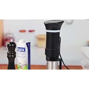 Olla de cocción al vacío inteligente, circulador de inmersión de 1100W para control de temperatura preciso, cocina rápida ultra silenciosa con control táctil, 1 ud. - Product Image 3