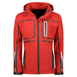 แจ็กเก็ตน้ำหนักเบาทันสมัยสำหรับผู้ชายเสื้อแจ็คเก็ตบุผ้านุ่มสำหรับใส่นอกบ้านและท่องเที่ยวพร้อมโลโก้ตามสั่ง - Product Image 2