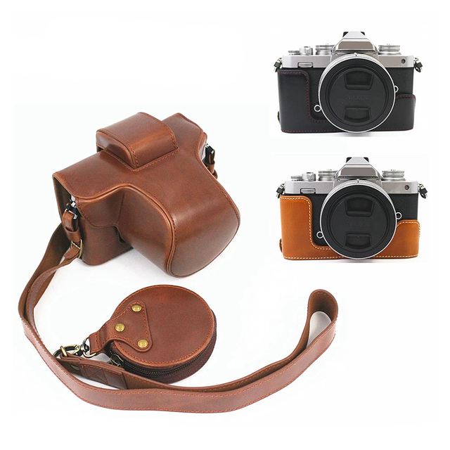 Portable Waterproof in Stock Ready to Ship Leather Camera Bag Bulk Quantity Hot Selling Durable Leather Camera Bag for Sale