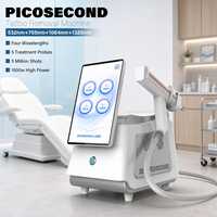 Perfectlaser - Máquina de Eliminación de Tatuajes con Láser Nd Yag Q-Switched de 1320nm, 5 Millones de Disparos, 1500W de Potencia, 10 Unidades de Diodos, Láser Pico