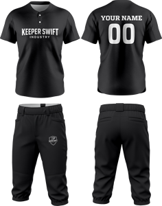 ชุดกีฬาขายดี ชุดซอฟต์บอล แห้งเร็ว ชุดซอฟต์บอลทรงเข้ารูป - Product Image 1