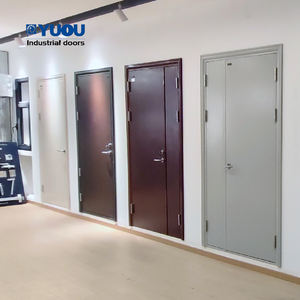 Commercial intérieur coupe-feu sortie de secours sécurité industrielle résistance au feu <span class=keywords><strong>porte</strong></span> en acier avec vitre - Product Image 4