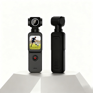 กล้องแอคชั่นพกพา เซ็นเซอร์ CMOS มุมมองปรับได้ พร้อมระบบกันสั่น 5k HD ติดตามใบหน้า แบตเตอรี่ใช้งานได้ยาวนาน เหมาะสำหรับกิจกรรมกลางแจ้ง จากโรงงานโดยตรง - Product Image 1