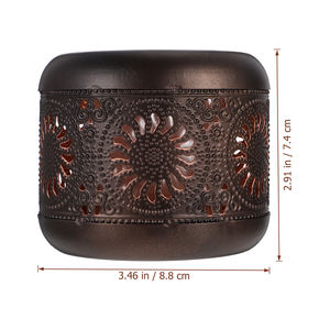 Modern T-Light Brown Multi-Way Iron Metal <b>Candle</b> Holder Stand <b>Bulk</b> Indoor/Outdoor Wedding Home Decor with New Design - Product Image 2