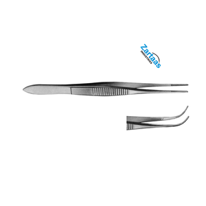 Alta Calidad Acero Inoxidable Graefe Iris Fórceps Curved 7cm Instrumentos Quirúrgicos Fabricante y Exportador - Product Image 2