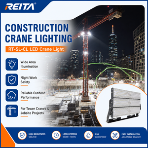 Luz LED de Alto Rendimiento IP66 para Grúa, 120W-1200W, Proyector para Grúa Torre, Iluminación para Obras de Construcción, AC100-277V - Product Image 6
