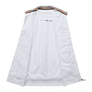 High Quality Custom <b>Men's</b> High Street <b>Bomber</b> <b>Jacket</b> Eco-Friendly Breathable Quick Dry Stand Collar Canvas Fabric Winter Best - Product Image 2