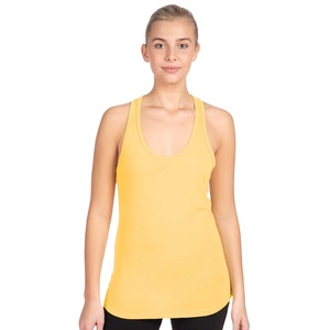 Débardeur femme Next Level Tri-blend à dos nageur 6733 50% polyester 25% coton 25% rayonne Marque privée Couleur unie Débardeur femme vierge - Product Image 1