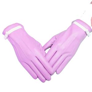 Nouvelle arrivée 2025 Design gants à écran tactile extérieur en cuir véritable gants chauds Simple mode gants de conduite - Product Image 2