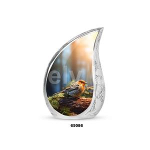 นกกระจอกที่สวยงามฉีกโกศสำหรับผู้ใหญ่ขี้เถ้าของมนุษย์ตกแต่งของที่ระลึกงานศพพร้อมถุงกำมะหยี่ฟรี - Product Image 2