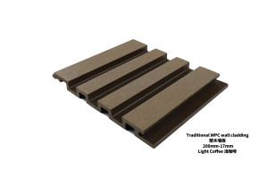 Panneaux muraux rainurés WPC à prix d'usine, revêtement décoratif intérieur 3D - 200*17 pour les intérieurs modernes de maisons/bureaux - Product Image 3