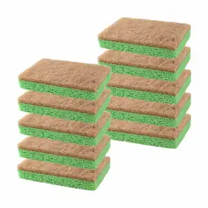 Biodegradable Cellulose Sisal SpongesNatural Washing Up Sponge Scourer Eco Friendly Plastic Free Eco Gift