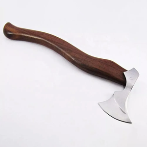 Tête en acier à haute teneur en carbone de qualité supérieure, avec manche en bois de rose, feuille de cuir et poignée - Product Image 3