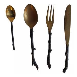 Ensemble de couverts faits à la main, forgés à la main, de haute qualité, ensemble de couverts modernes en métal, élégant pour la décoration de la maison, de l'hôtel, à prix avantageux - Product Image 6