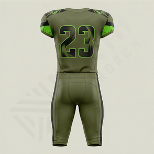 เสื้อฟุตบอลอเมริกัน ปักลาย 3 มิติ หมายเลข โลโก้ แบบกำหนดเอง ไซส์ใหญ่พิเศษ ผ้าโพลีเอสเตอร์ 100% สำหรับมืออาชีพ - Product Image 2