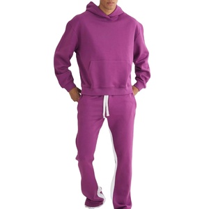 ชุดวอร์มชุดวอร์มสำหรับผู้ชายชุดวิ่งออกกำลังกายผ้าคอตตอนแบบกำหนดเองใหม่ชุดวอร์มสำหรับใส่ออกกำลังกายแบบ100% - Product Image 1