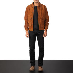 Premium 2026 Quality <b>Men</b> <b>Suede</b> <b>Leather</b> Cowboy Style Winter <b>Jacket</b> Reversible High Street Fashion Trendy Design <b>Jackets</b> - Product Image 4