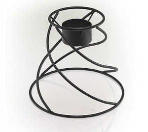 Portavelas de Metal Artesanal para Candelabros, con Recubrimiento Negro, Precio Económico, Decoración de Mesa para Fiestas Rústicas - Product Image 6
