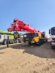 SANY STC800 grúa de camión usada de alta calidad precio competitivo con componentes de núcleo de caja de cambios de bomba de motor - Product Image 5