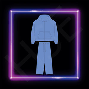 Conjunto Deportivo Personalizado para Hombre, Sudadera con Capucha y Cremallera, Conjunto Deportivo para Hombre de Algodón Grueso con Lavado Ácido - Product Image 6