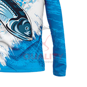 Camisa de pesca unisex con mangas ajustables de tela de protección solar de ajuste fácil y sensación ligera Ideal para viajes al aire libre todo el día - Product Image 5