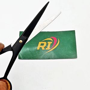 Tijeras de Peluquería Profesionales para Cortar y Entresacar Cabello, Hoja de Acero Inoxidable 4Cr13, Mangos de Goma para Salones de Belleza - Product Image 2