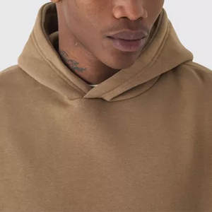 Sweat-shirts à capuche 100% coton polaire de haute qualité pour hommes, sweats Streetwear, impression numérique à épaules tombantes pour l'hiver - Product Image 3