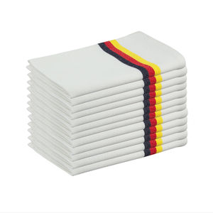 100% Cotton Herring Bone <b>Towel</b> Quick-Dry Sustainable Linen <b>Microfiber</b> in Turquoise for Home Beach Kitchen Child Restaurant - Product Image 1