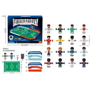 Mini table de baby-foot Jeux de société pour enfants et adultes Jeux de table d'intérieur avec 2 marionnettes à doigts - Product Image 6
