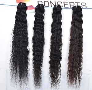 100% Extensiones de cabello humano de templo indio rizado negro natural sin procesar Ondas profundas sueltas sin enredos-Precio - Product Image 5