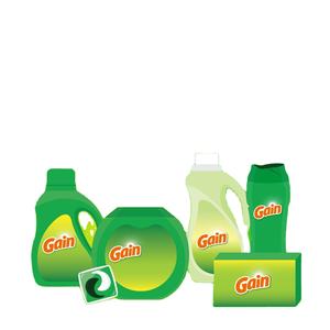 Feuilles adoucissantes pour sèche-linge Gain, Original, 120 unités - Product Image 1