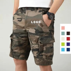 กางเกงขาสั้น100% สำหรับผู้ชายกางเกงขาสั้นผ้าคอตตอนลายพรางออกแบบโลโก้ได้ตามต้องการสำหรับฤดูร้อน - Product Image 2