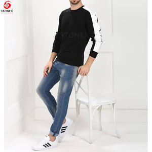 Custom High Quality Men's Crewneck Sweatshirt Fleece and Cotton <b>Blend</b> Pullover for Winter Digital Printing - Product Image 6