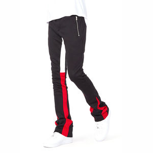 Pantalon évasé en toile taille haute pour homme, style streetwear, coupe ample, écologique, 100% coton biologique - Product Image 1
