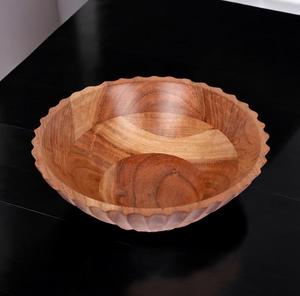 Cuenco de madera de la mejor calidad, cuenco decorativo para servir de diseño personalizado de lujo, decoración del hogar, artículos de cocina, cuenco para servir más vendido - Product Image 3
