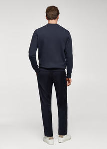 Sweatshirts et sweats à capuche à col rond 100% coton pour hommes Logo personnalisé à manches longues Motif solide pour l'automne - Product Image 4