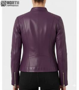 Respirant hiver chaud femmes veste en cuir tenue décontracté femmes mode veste en cuir à prix raisonnable veste en cuir personnalisée - Product Image 2