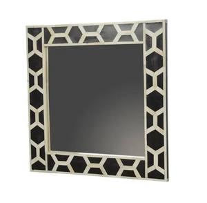 Miroir mural de luxe à incrustations de os, design tendance pour la décoration intérieure, appareil électroménager pour la salle de bain d'hôtel, vente chaude - Product Image 3