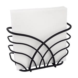 Porte-serviettes en métal en fer Design arbre noir fini pour les décorations de table à manger à la maison porte-serviettes faits à la main - Product Image 6
