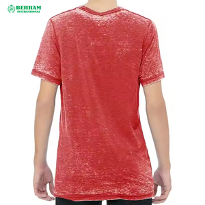 T-shirts imprimés pour hommes, coupe classique, doux, en polyester/coton, personnalisables, écologiques et respirants, effet délavé à l'acide - Product Image 6