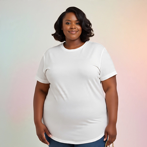 Surdimensionné Goutte Épaule T-shirts Femmes D'été Lâche T-shirts Dames Ras Du Cou Printemps Jogging T-shirts Dames - Product Image 5