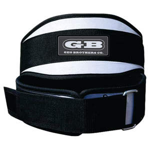 เข็มขัดยกน้ำหนัก Geo Brother Co GB-DB-0007g แบบมีโลโก้สั่งทำพิเศษ หนังวัวแท้ ทนทาน กันลื่น หัวเข็มขัดเหล็ก สำหรับยกน้ำหนักและดิปบาร์ - สำหรับทุกเพศ ขายดีที่สุด - Product Image 3