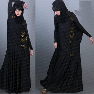 ผีเสื้อที่สวยงามที่แนบมากับ Abaya ดูมีสไตล์สำหรับผู้หญิงมุสลิมในดูไบ - Product Image 1