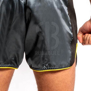 Pantalones Cortos de Muay Thai para Hombre, Hechos en Pakistán, Color Sólido, 100% Poliéster, Secado Rápido, Transpirables, de Alta Calidad y Ajuste Cómodo - Product Image 5